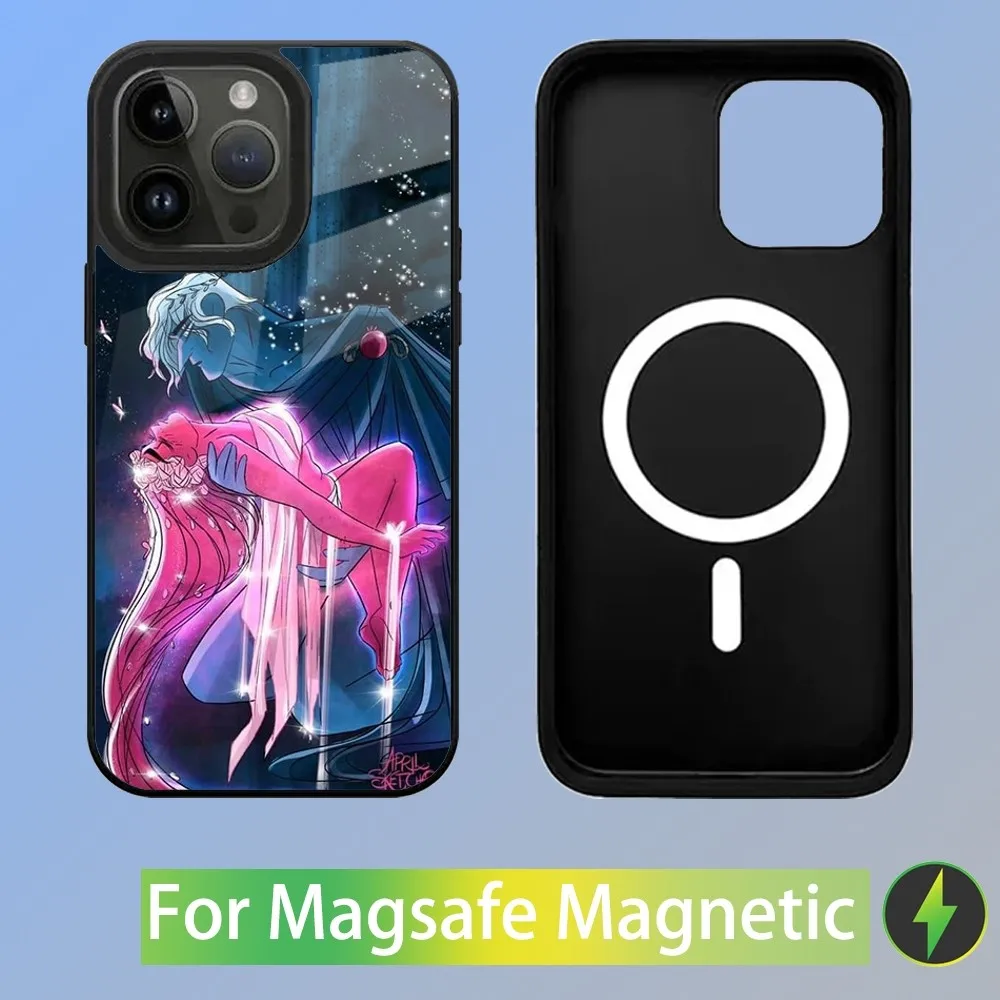 Lore Olympus Phone Case For iPhone 15,14,13,12,11,Plus,Pro,Max Mini Magsafe Magnetic Wireless Charging