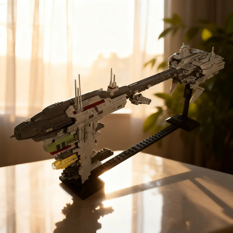 2643pcs MOC Star Battle Movie Accurate Nebulon-B Escort Frigate Midi-plus Scale Model Building Blocks Christmas Gift Toys Craft