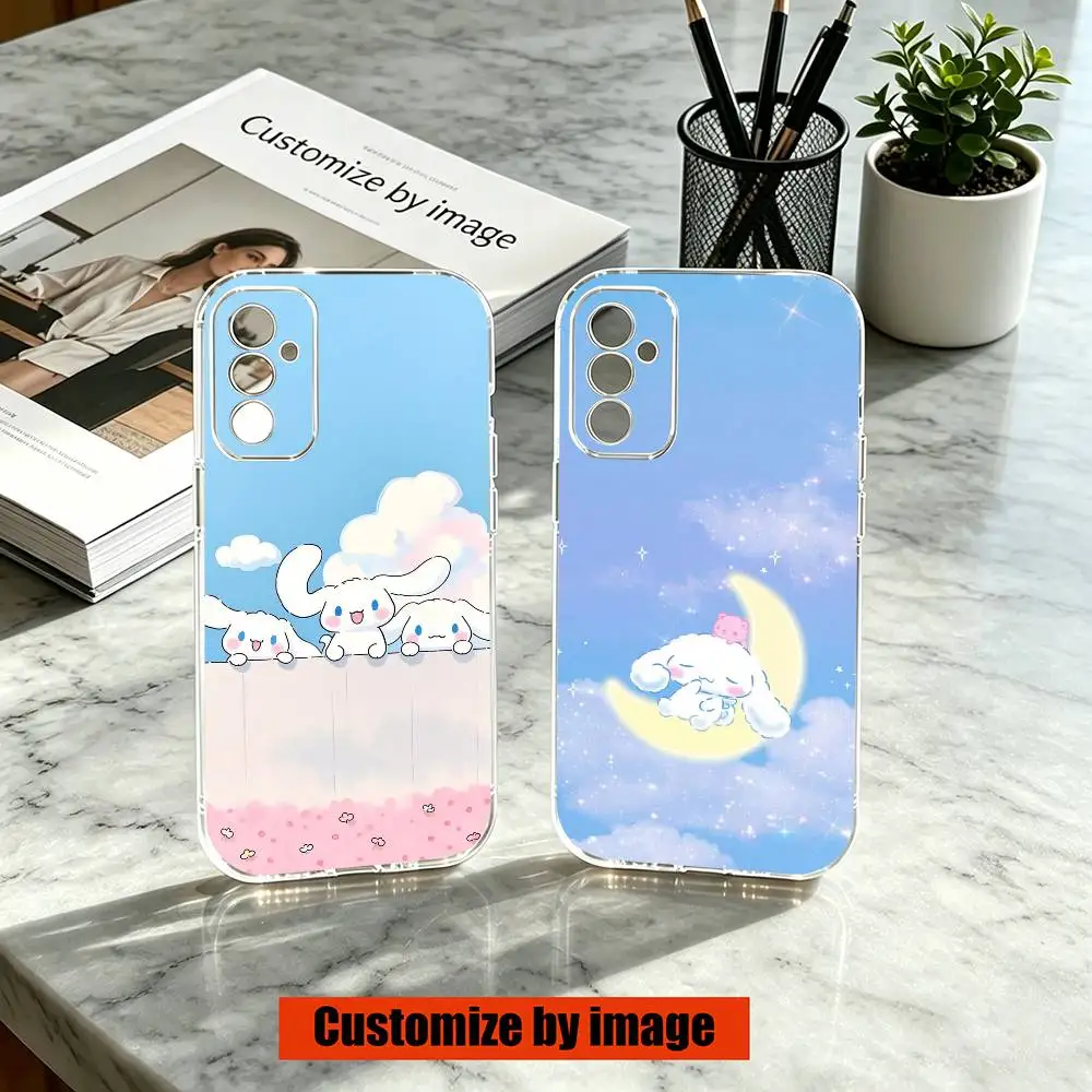 FOR Cartoon C-Cinnamorolls Phone Case For SamsungA10,12,20,21S,30,31,40,50,51,52,70,71 Transparent Cover