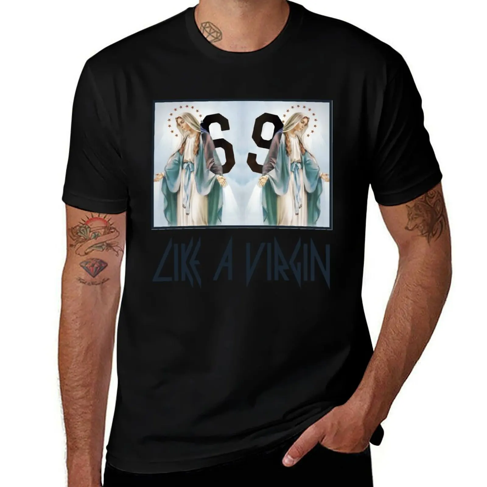 LIKE A VIRGIN T-Shirt Functional Casual Short Sleeve Tee T-Shirt