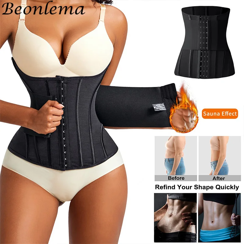 High Quality Double Layer Compression Waist Trainer Body Shaper Back Support U-shaped Girdles For Women Belly Slimming Shapewear