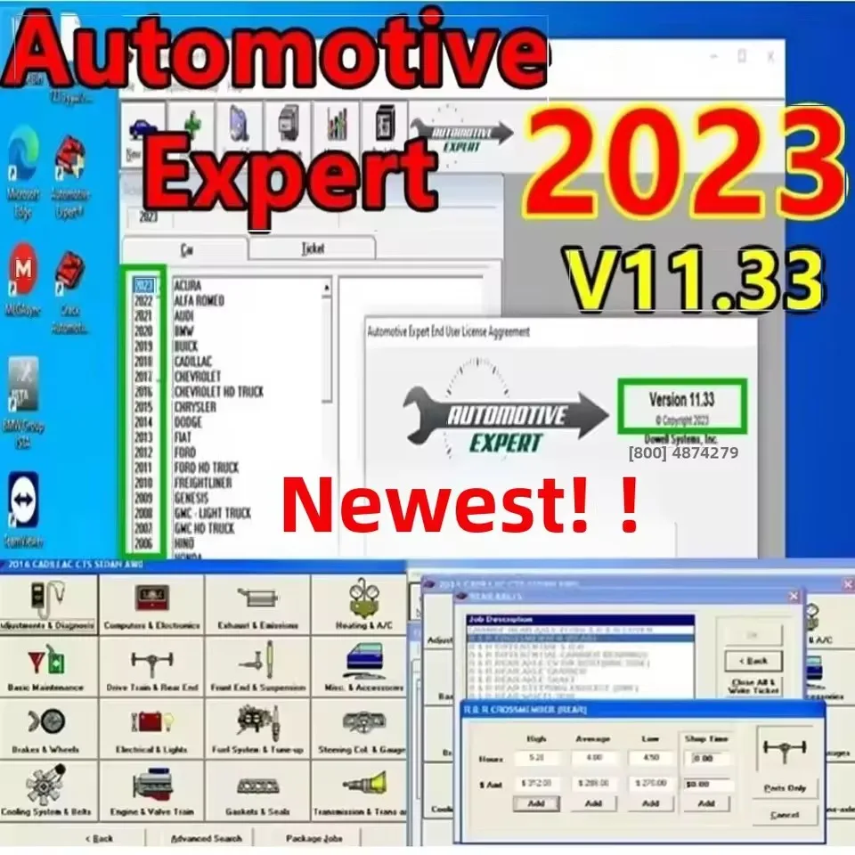 

НОВЫЙ автомобильный эксперт V11.33 V9.61 Программное обеспечение для управления магазином Неопределенный патч Лучшее автомобильное программное обеспечение для бизнес-управления