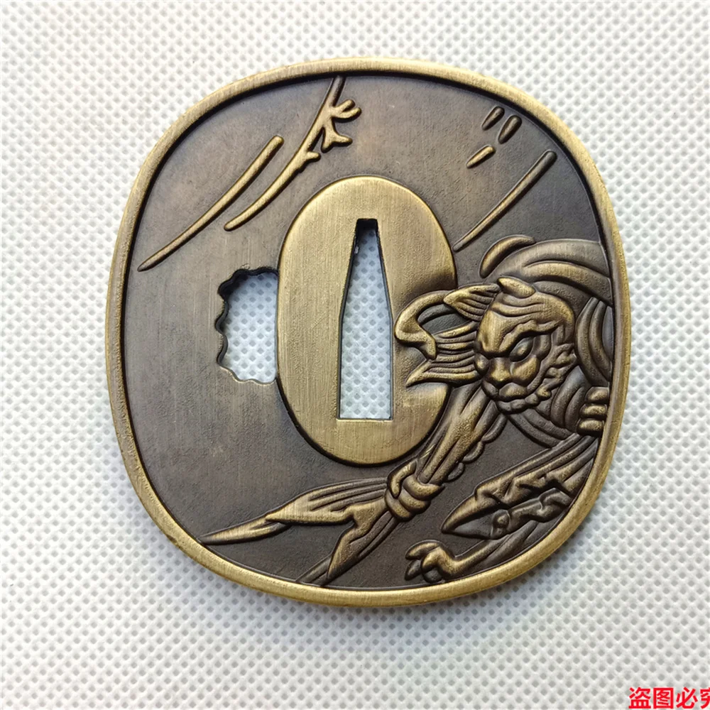 Wonderful Alloy Tsuba Guard For Japanese Tsuba Samurai Katana Sword Guard Wakizashi Nice