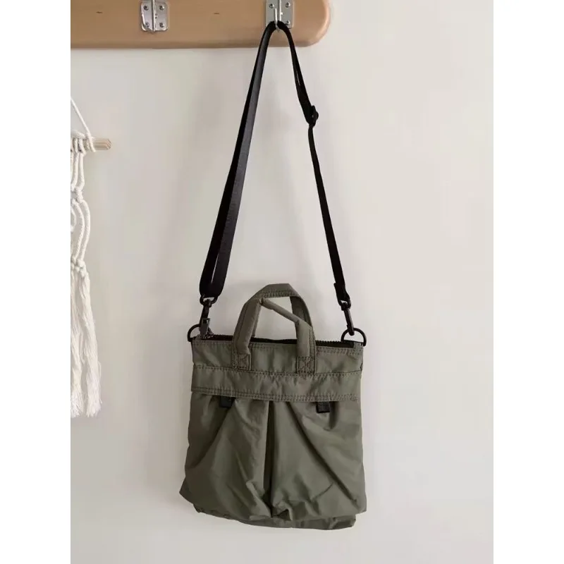 Summertime New Style Simple Portability Tote Bag Handbag Arts Student Bag Nylon Fabric Crossbody Bag Tide