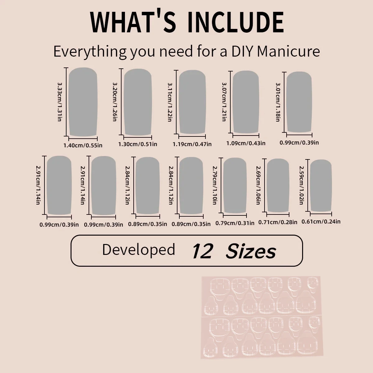 24PCS One Box Europe and the American Style Extended Wearing French Water Pipe Nail Drill Butterfly Pearl Nail Patch Nail DIY image 5