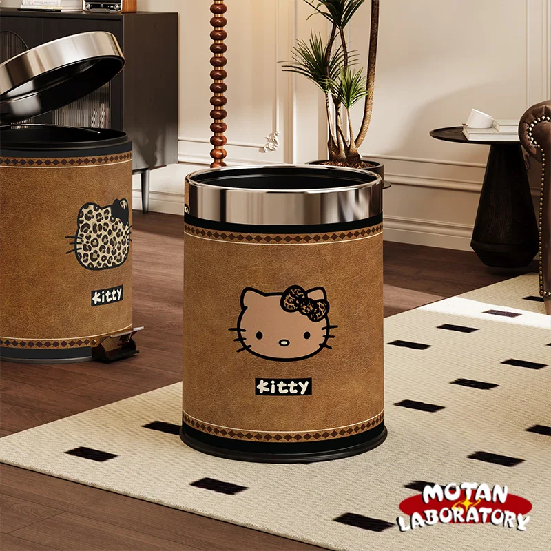 

Большая мусорная корзина с педалью для гостиной, спальни, дома, высококачественная, для туалета, с мультяшным дизайном