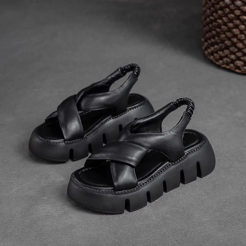 

Stylish and Versatile New Season Breathable Sandals with Chunky Soles – Comfortable Women's Shoes with Chunky Soles