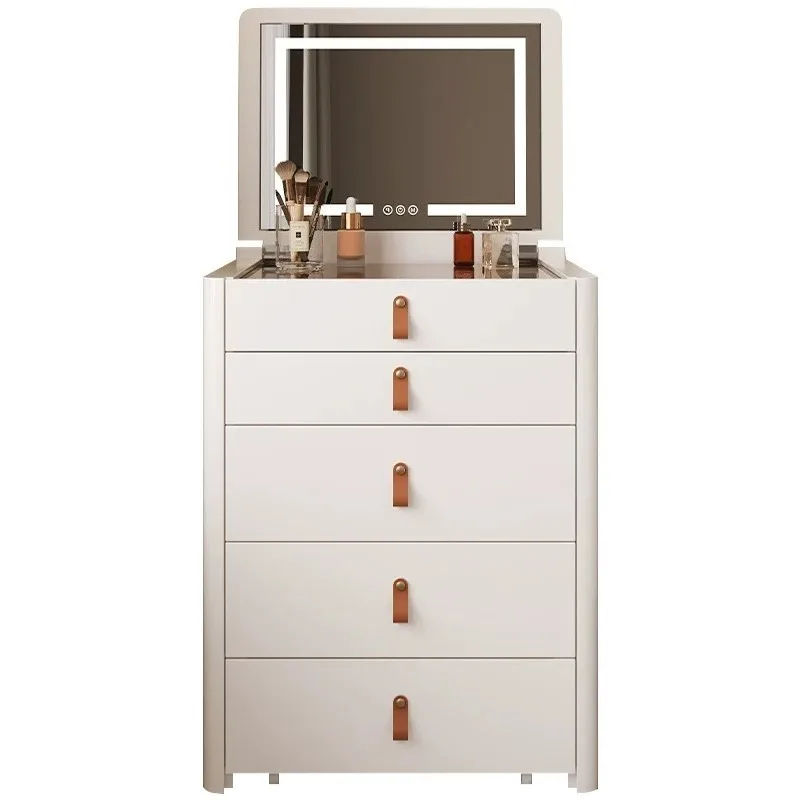 Women’s Bedroom Nordic Dressing Storage Organizer - Drawer-Type Makeup Container & Tocador De Maquillaje Furniture 60cm