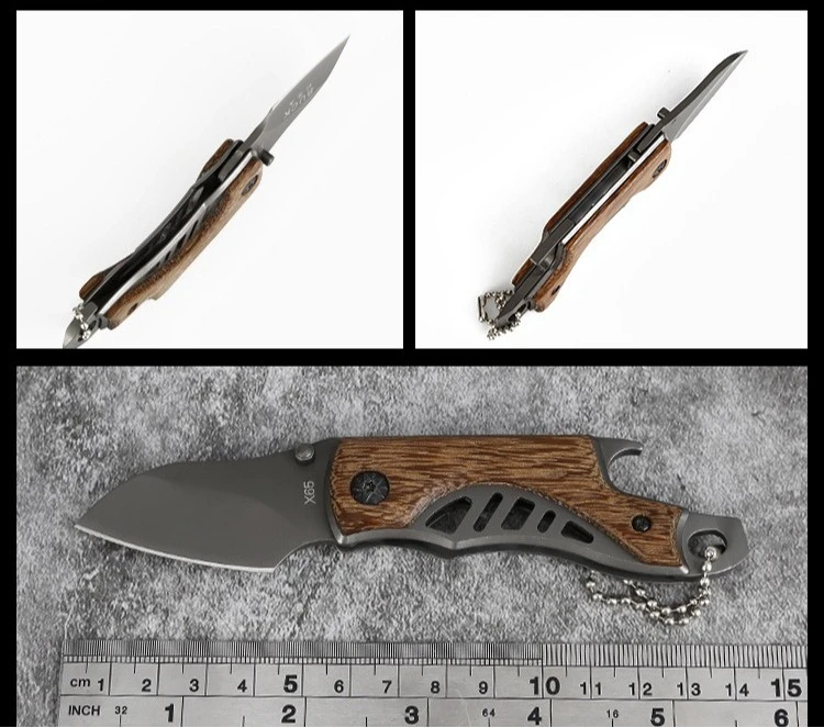 

Outdoor EDC Key Buckle Mini Knife Sharp Camping Multi-functional Knife Portable Tool