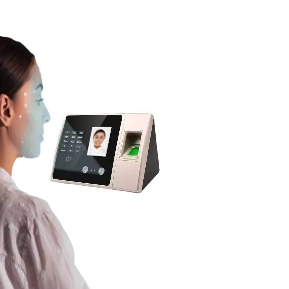 

Устройство учета рабочего времени HighTech FA02 с распознаванием отпечатков пальцев и лиц с улучшенной технологией записи времени