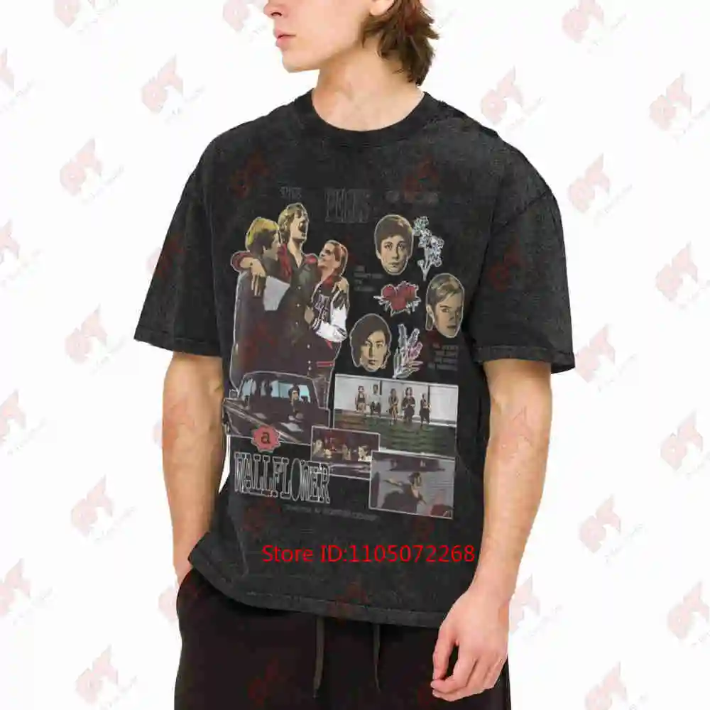 Perks Of Being A Wallflower Film Vintage Washed Tee Pure Cotton T-Shirt