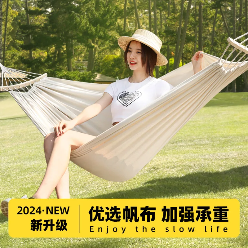 ZML outing hammock outdoor swing anti-rollover camping outdoor leisure