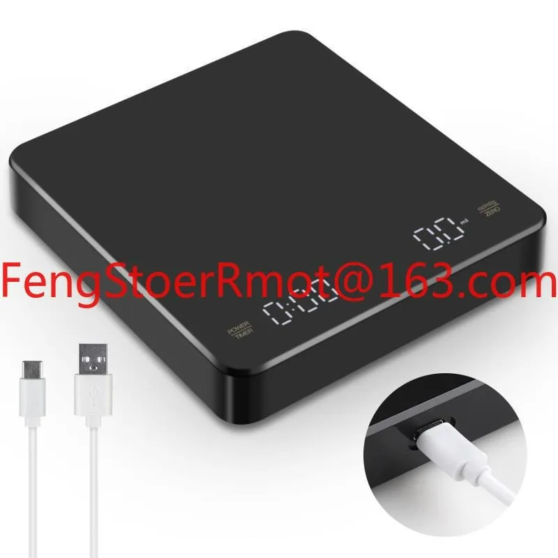 

Светодиодные интеллектуальные итальянские электронные весы для кофе ручной работы, электронные весы с автоматическим временем, кухонные весы для выпечки чая