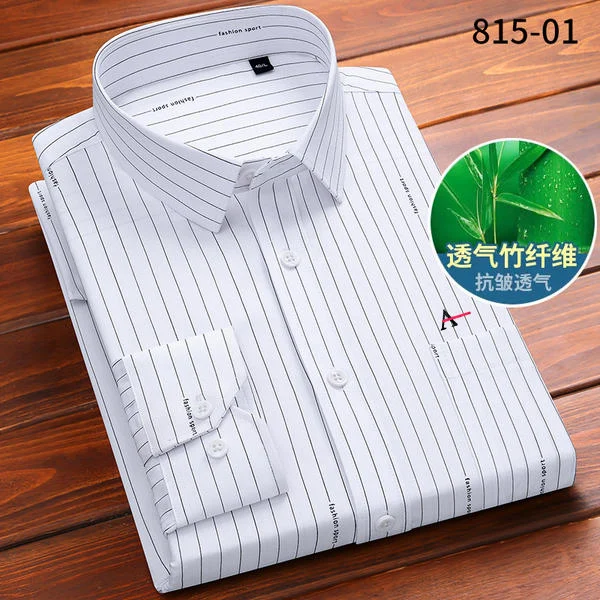 

2022 camisas masculina 100% algodão fino manga longa casual fino cor sólida xadrez impressão listra vestido formal camisa