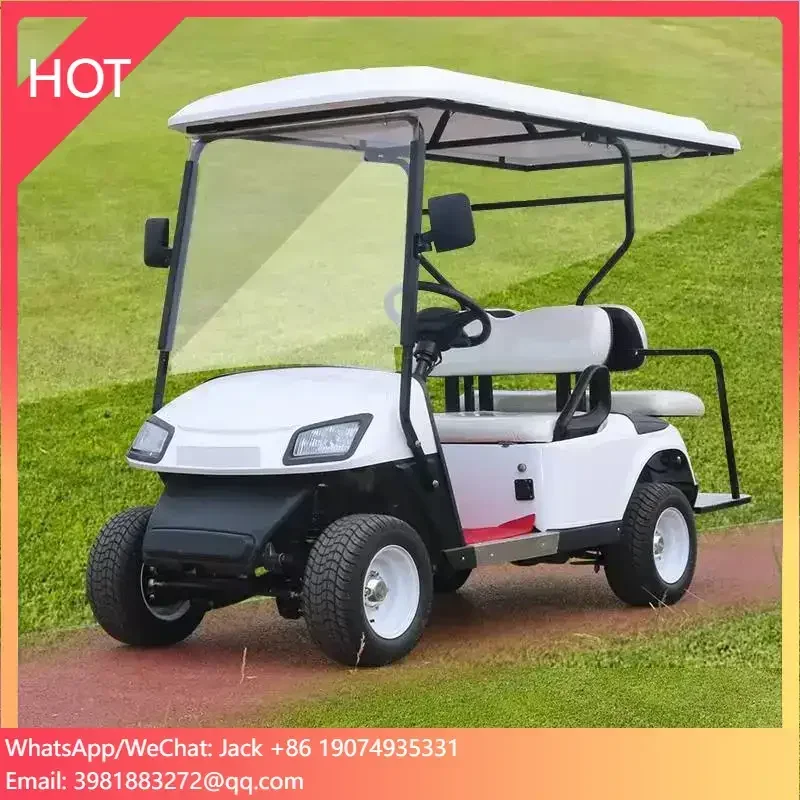 Cheap Customization 48V 3.5KW/5KW 2-4-6-8 Seater Electric Golf Cart Steel Plastic Club Car Buggy Off-Road Design