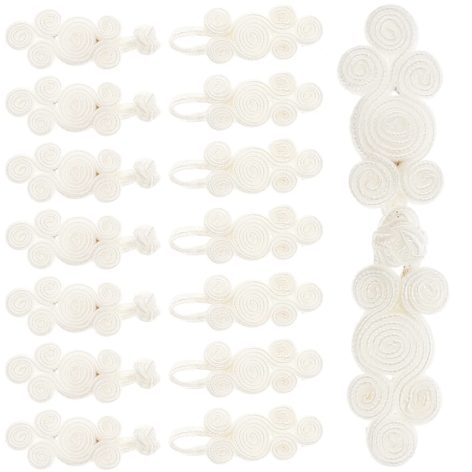 Cierre de Botón Estilo Chino para Cheongsam, Suéter, Patrón de Flores, Cierres de Costura, Accesorios de Bricolaje para Ropa, Manualidades