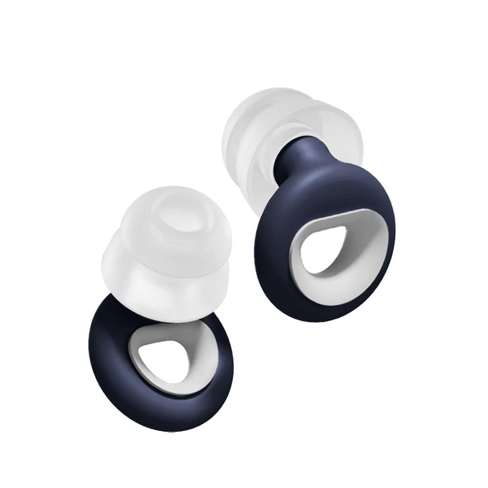 Soft Silicone Earplugs with Lanyard Extra Coverage Sound Isolation for Swimming Sleep Festivals DJ - Mute Extra Coverage Sound I