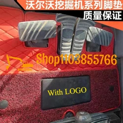 Excavator Foot Pad Cab Carpet Floor Adhesive Parts for Volv  EC55 60 210 240 290 300 360 480 B 120D