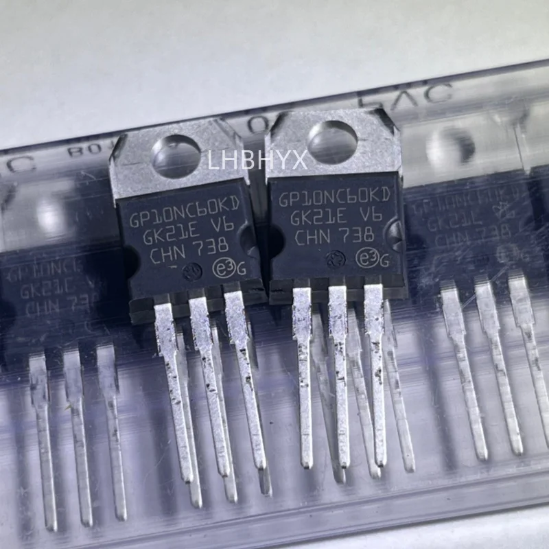 2PCS STGP10NC60KD IGBT 600V 20A TO-220 Package Power Semiconductor Device for Renewable Energy And Power Management