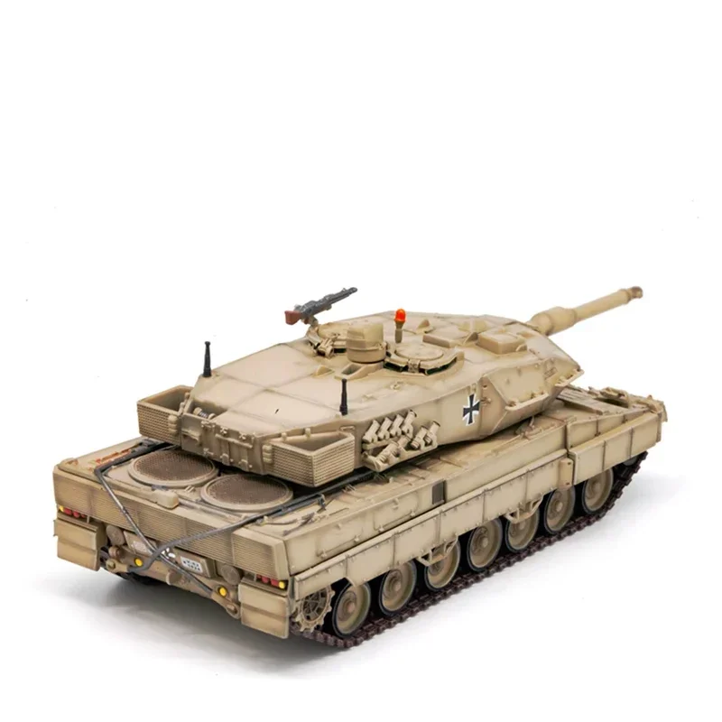 1/72 Scale Leopard 2A5 Panzerkampf Tank Model Desert Camo, Alloy Finish, Perfect Gift for Collectors & Military Enthusiasts