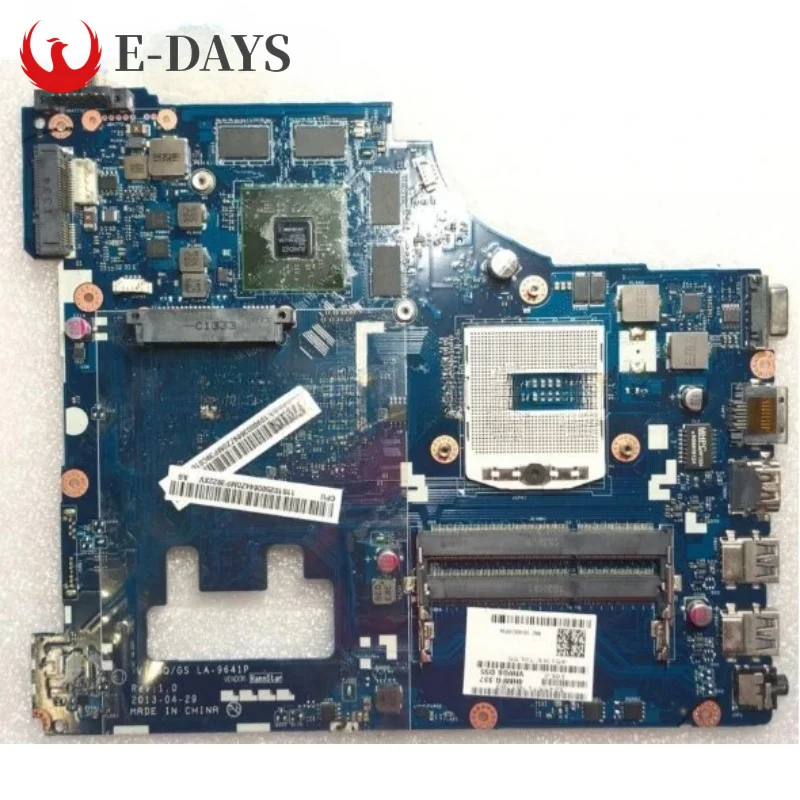 

For Lenovo Ideapad G510 Laptop Motherboard LA-9641P Notebook Mainboard DDR3L HD8750 R7 M265 100% Tested Ok