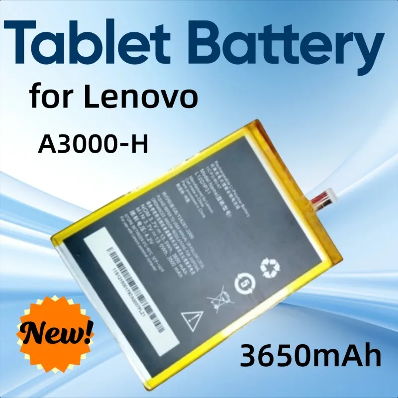 

3650mAh for Lenovo A3000-H A1000 Tablet A5000E A3300 A1010-T L12D1P31 Battery