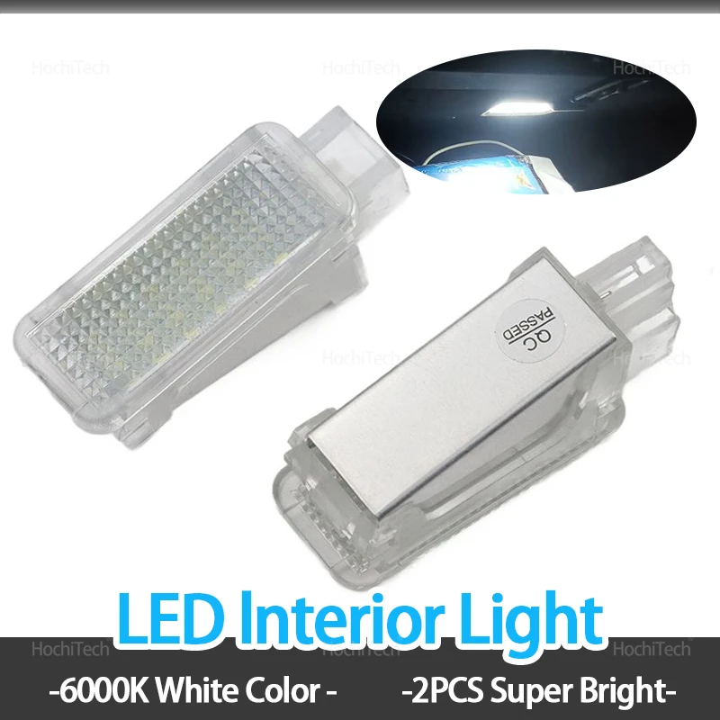 Image of 2Pcs Canbus LED Stamm Boot Lampe für Audi A2 A3 8P A4 B6 B8 A5 A6 C5 A8 Q5 Q7 TT Gepäck Tür Courtesy Footwell Licht