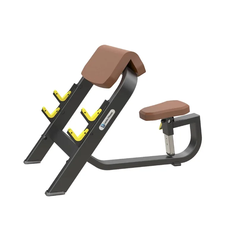 

Тренажер для бицепсов Preacher Curl, тренажер для силовых тренировок бицепсов с гантелями свободного веса, тренировочная стойка, тренировочный стул