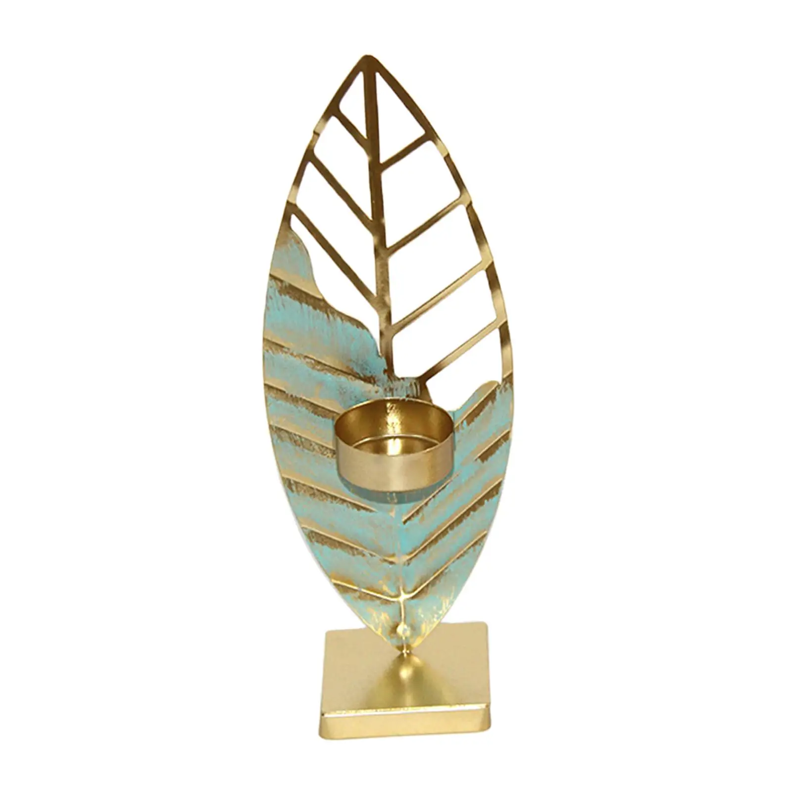 Decorative Candle Stand Tea Light Candlestick Holder Leaf Candle Holder, Tealight Candle Holder for Table Decorations, Decor