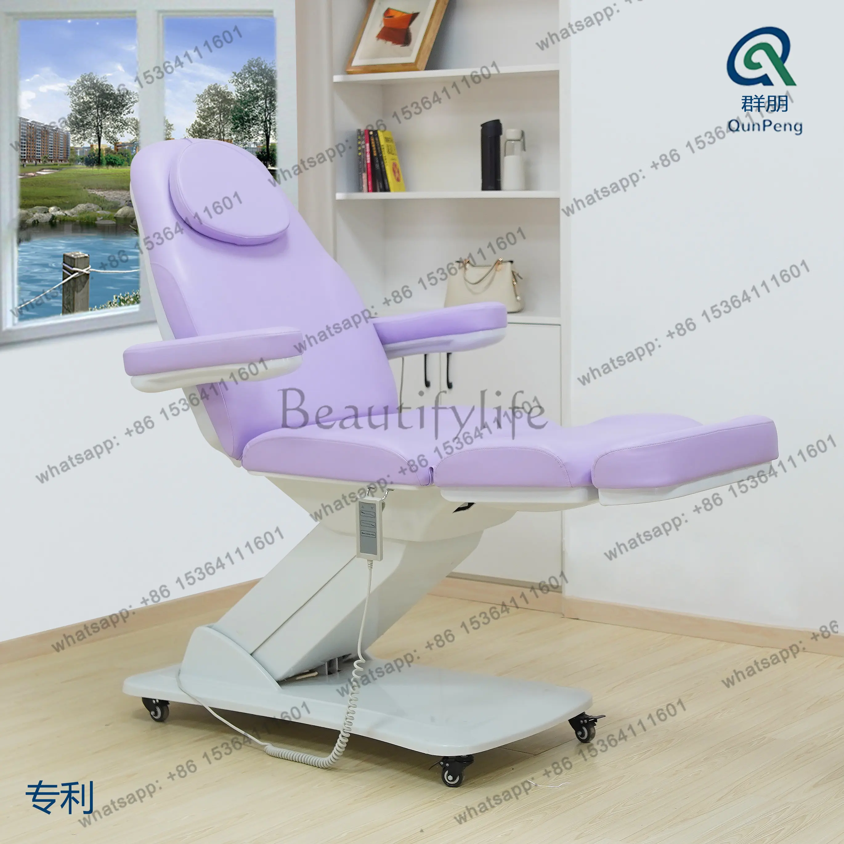 Beauty massage physiotherapy chair, folding medical bed