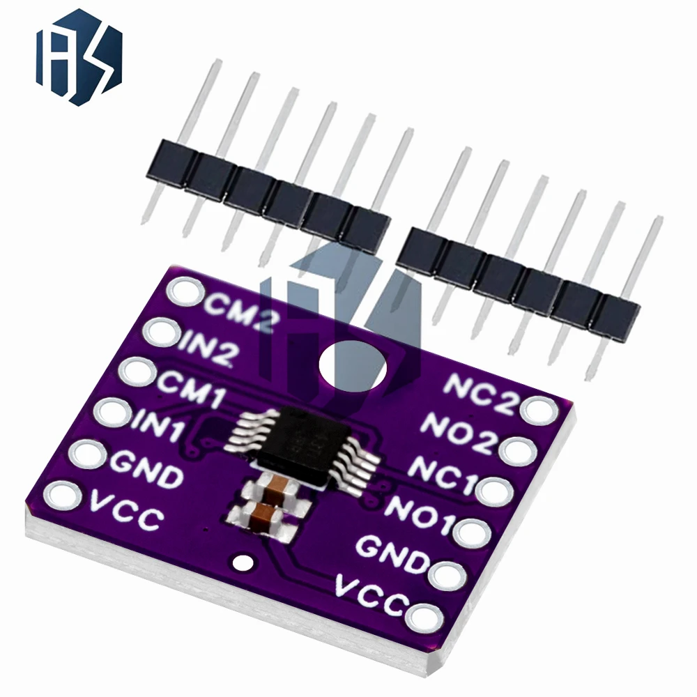 TS5A23157 CJMCU-23157 Placa de desenvolvimento de módulo de interruptor analógico SPDT de canal duplo 10Ω para Arduino