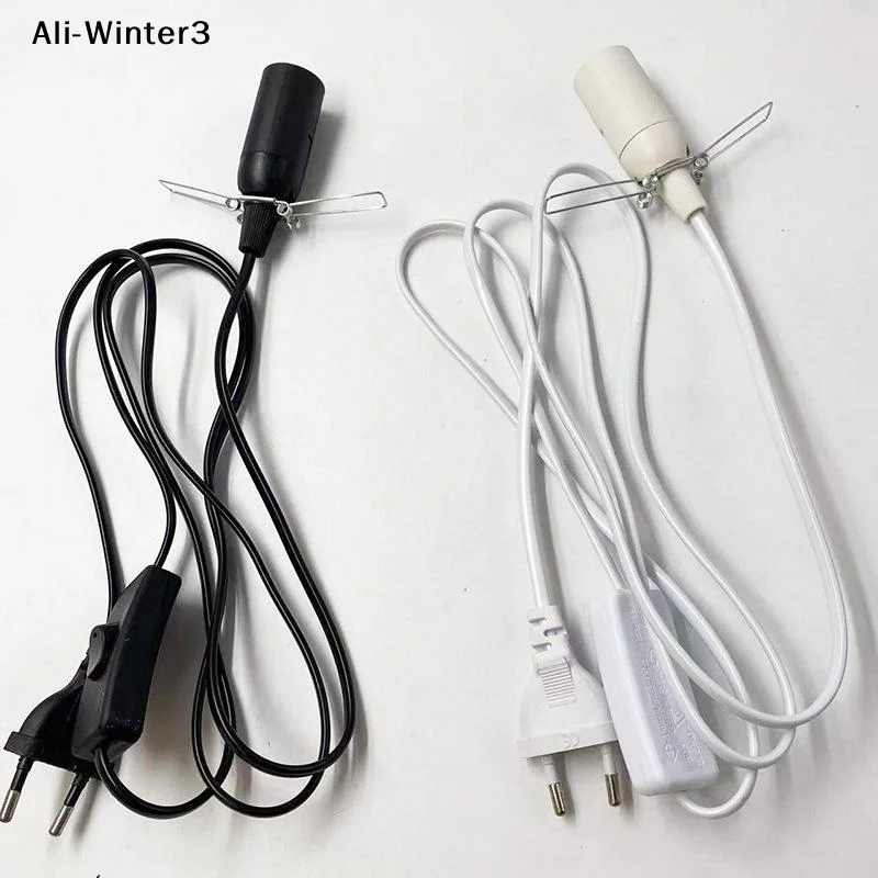 

Кабель питания 1,8 метра с вилкой EU и выключателем для лампы-ледяной лавы, держатель для лампы E14, патрон для лампочек