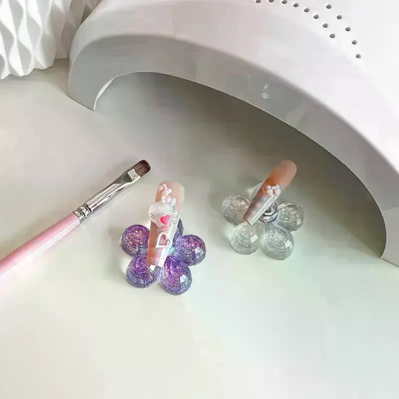 

Набор магнитных держателей для ногтей: тренировочные, демонстрационные, для глиттера, пайеток, цветочных дизайнов, пластиковые подставки для накладных ногтей, инструменты для маникюра