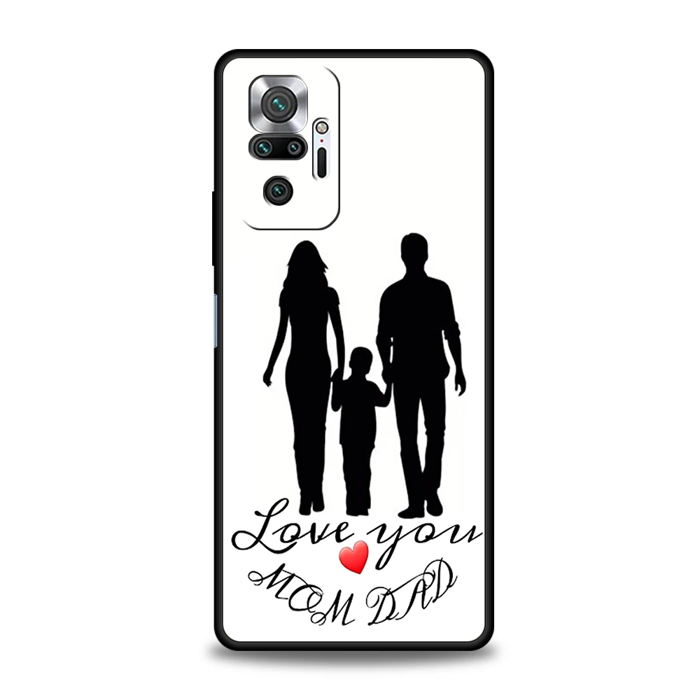 Coque de téléphone Super maman papa, étui souple en TPU pour Xiaomi Redmi Note 14 13 12 10 11 Pro Plus 14C 13C 12C 10C 9C 5G