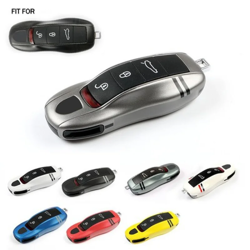 

A+ ABS Car Smart Remote Key Fob Case Cover Bag For Porsche 911 Panamera Cayenne CC