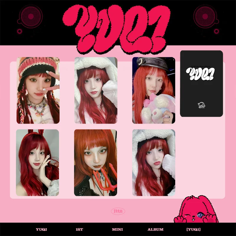 KPOP (G)I-DLE 6pcs/set Song Yuqi new solo album YUQ1 girl gift collector card postcard LOMO card YUQI photo card gidle