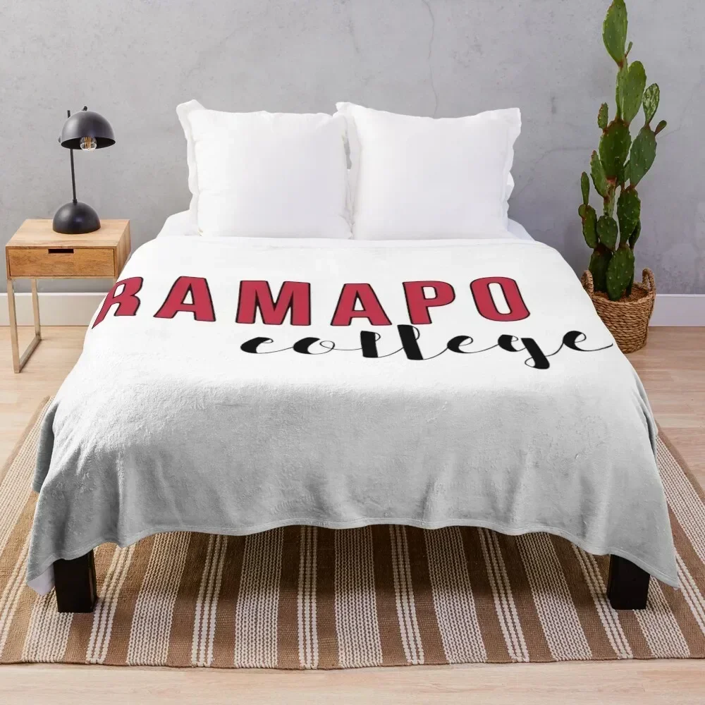 

RAMAPO college Throw Blanket Cozy Warm Blanket for Bed Room Decor