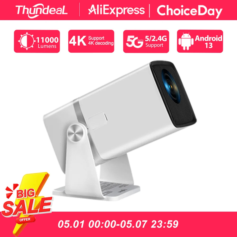 Мини-проектор ThundeaL HD TD90 (аналог TD80W) 1080P с Wi-Fi и Android, проектор TD80 для домашнего кинотеатра, 3D, для телефона, видео и фильмов