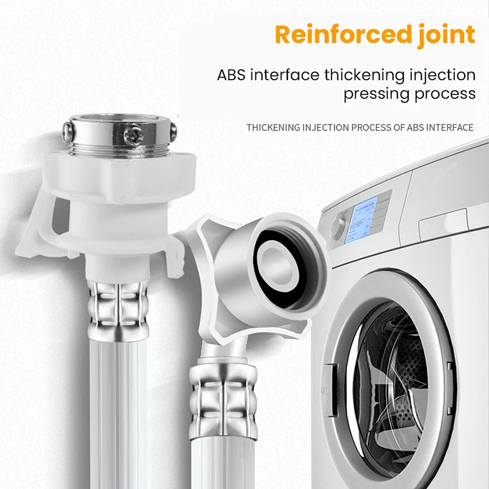 1PC Water Pipe 0.6m Leak-proof Compatible With Most Washing Machine Models Water Inlet Pipe Extension Home Appliance Parts