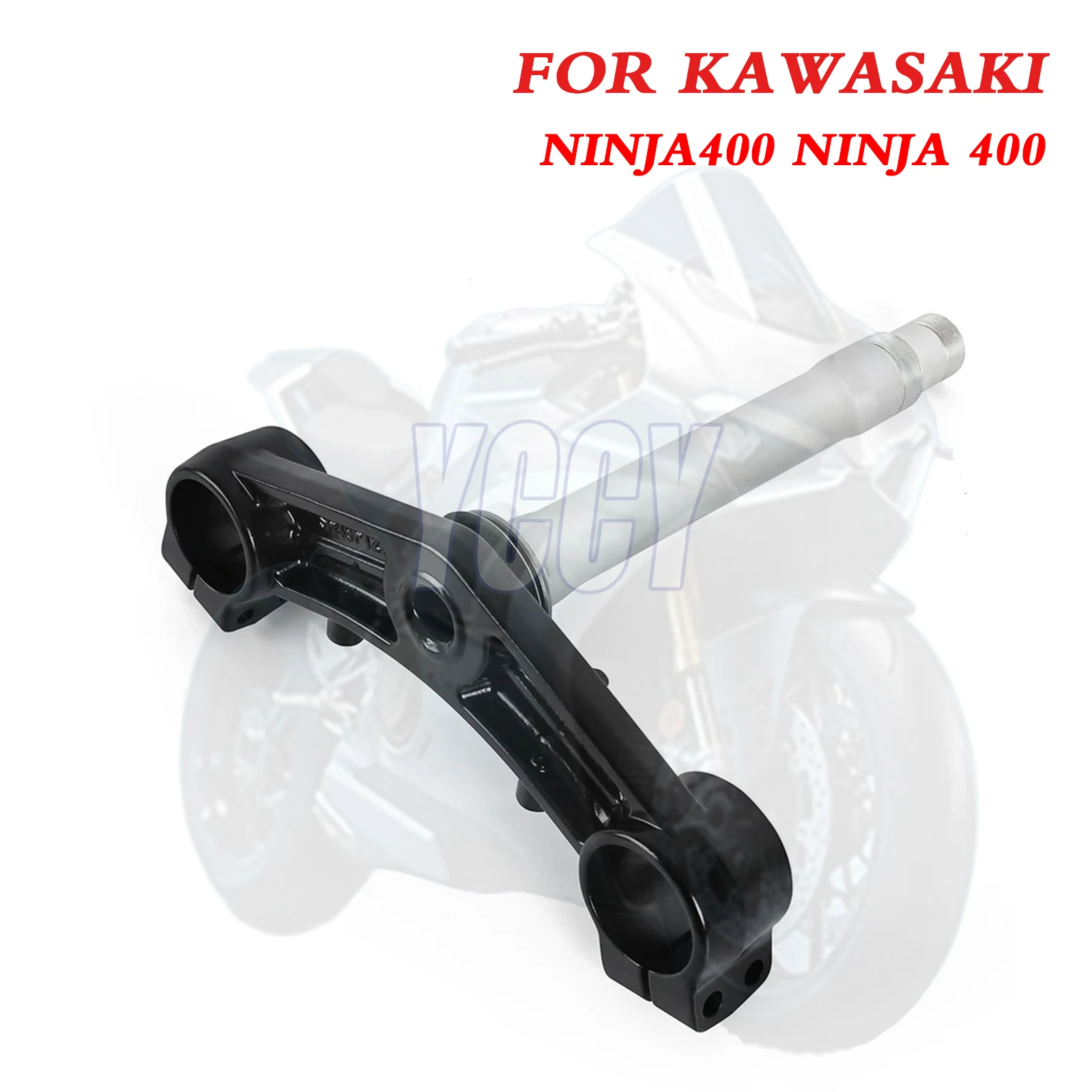 Motorcycle Lower Joint Plate Directional Bearing Steering Stem Directional Column Triple Trees For KAWASAKI NINJA400 NINJA 400