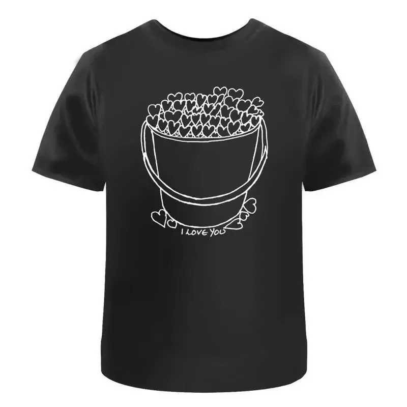 Bucket Of Love' Cotton T Shirt Ta007772