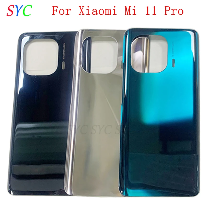 

Rear Door Battery Cover Housing Case For Xiaomi Mi 11 Pro Back Cover with Logo Repair Parts