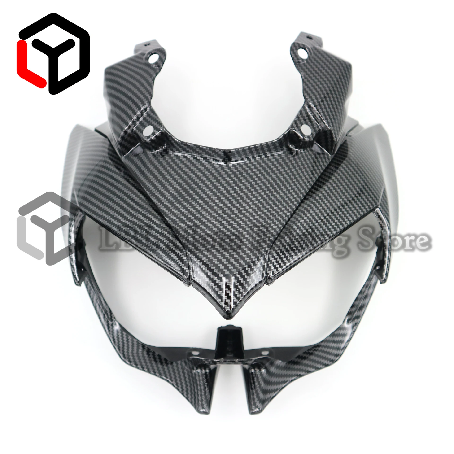 For KAWASAKI Z 650 Z650 2020 2021 2022 Front Upper Nose Fairing Headlight Shroud Cover Front Face Shell For Kawasaki Z650 Z 650