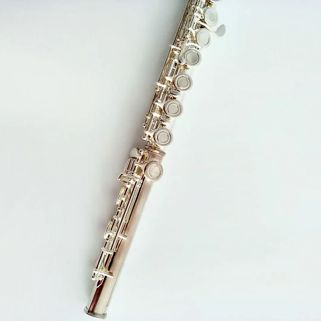 Professional closed hole flute 16 key / 17 key Silver flute Sold and playable