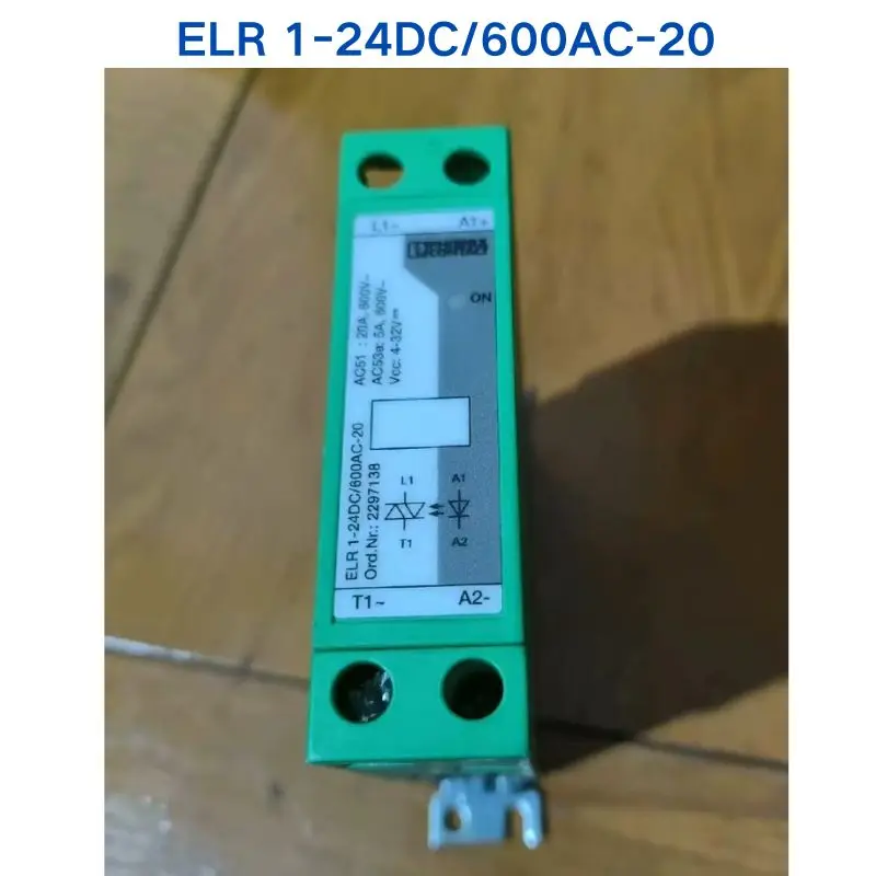 Second-hand test OK PHOENIX Contactor ELR 1-24DC/600AC-20  2297138