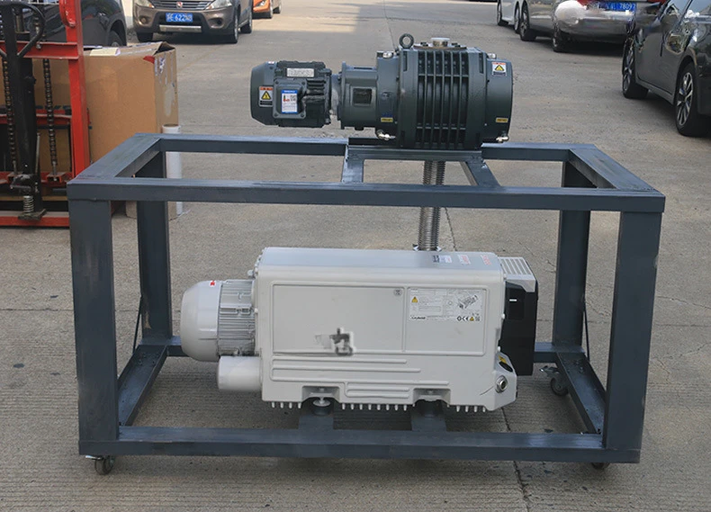 SV300B Vacuum Unit 300 Cubic Oil Pump 150 Extreme 5Pa Roots Pump Vacuum Pump System