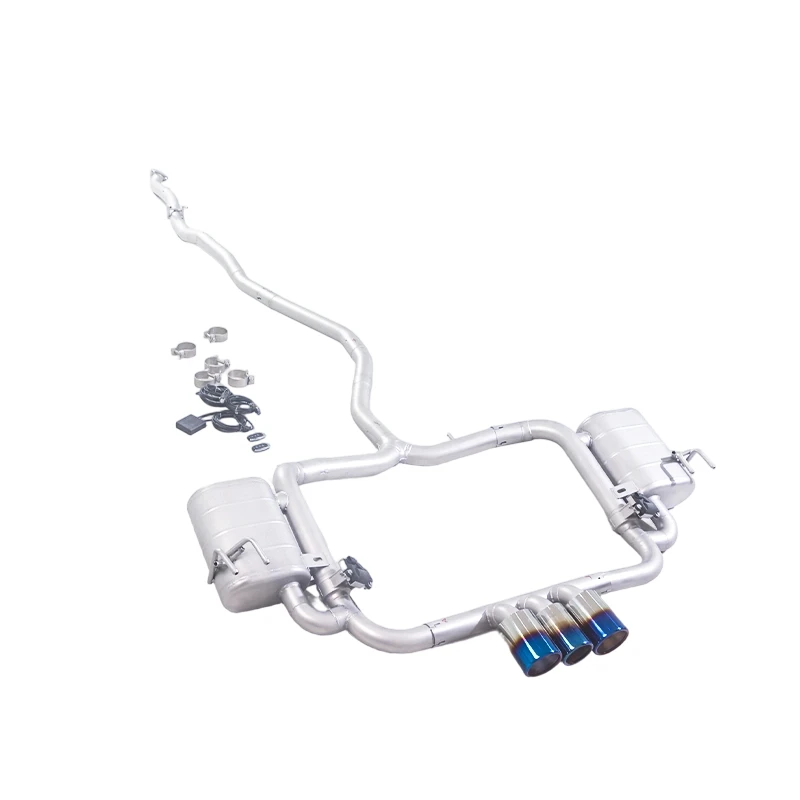 

GFC/ Suitable for Honda 10th Generation Civic 1.5T catback, 304 stainless steel with valve performance exhaust system, blue tip