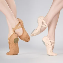 Professional Ballet Shoes Performance for Women Girl Ballet Slippers Elastic Soft Sneakers Ballet Flats Soft Sole Ballet Shoe