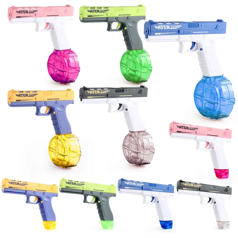 مسدس مياه كهربائي للأطفال والكبار ، آلي بالكامل ، ألعاب ممتعة خارجية ، هدايا شاطئ ، موديل جديد ، 5 ألوان ، أو #2