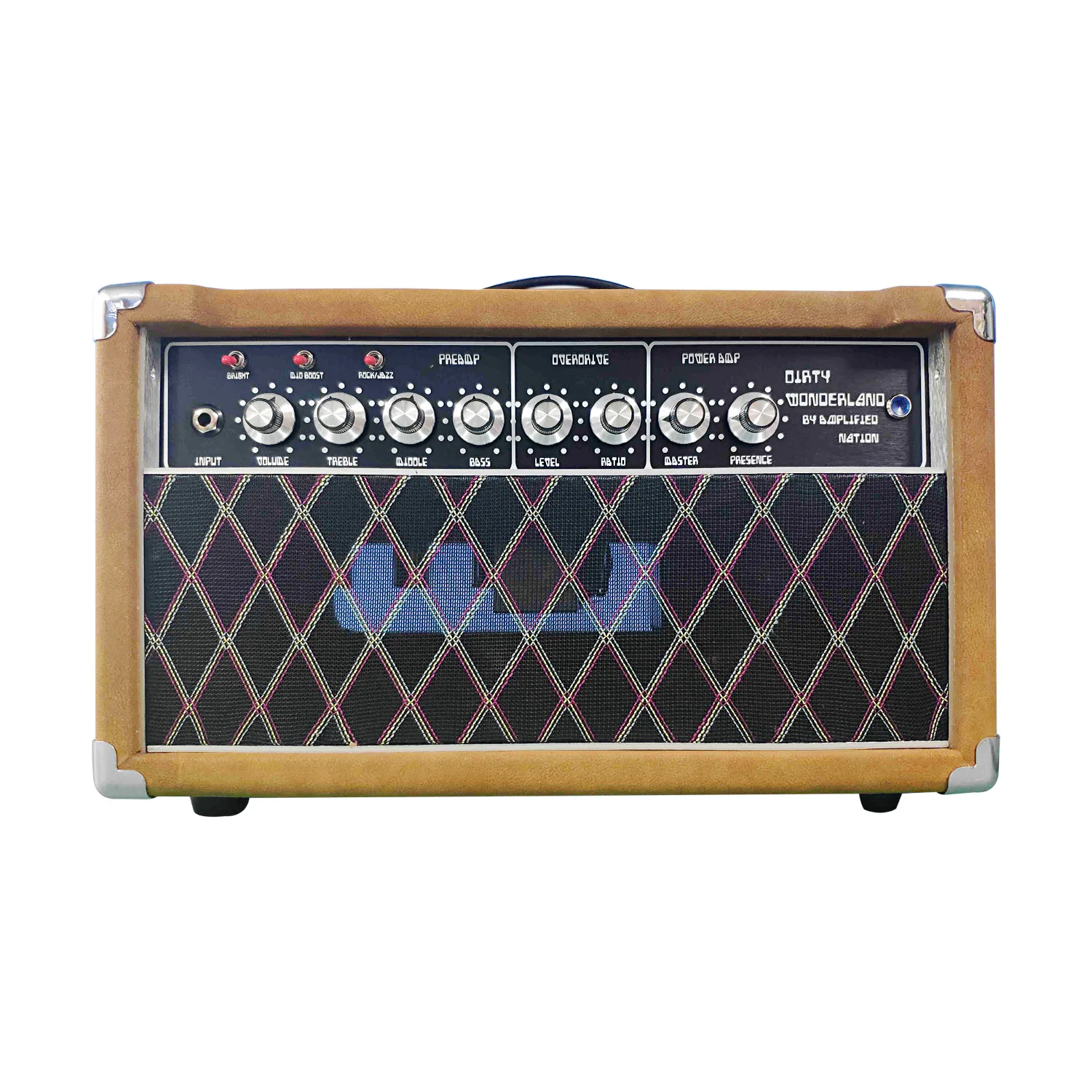 Custom Grand Overdrive Tone Guitar Amp Amp Head 50W Jj Tubes with Loop Accept Kinds Amp OEM Power  2 x 6L6  Preamp 3 x EC83